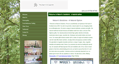 Desktop Screenshot of natures-solutions-uk.com